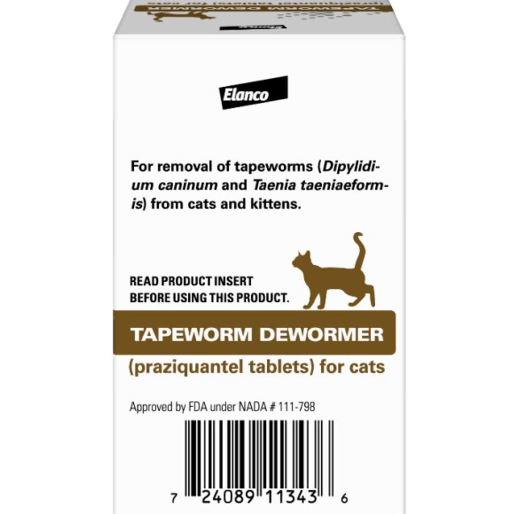 Elanco, Tapeworm Cat Dewormer, 3 pk