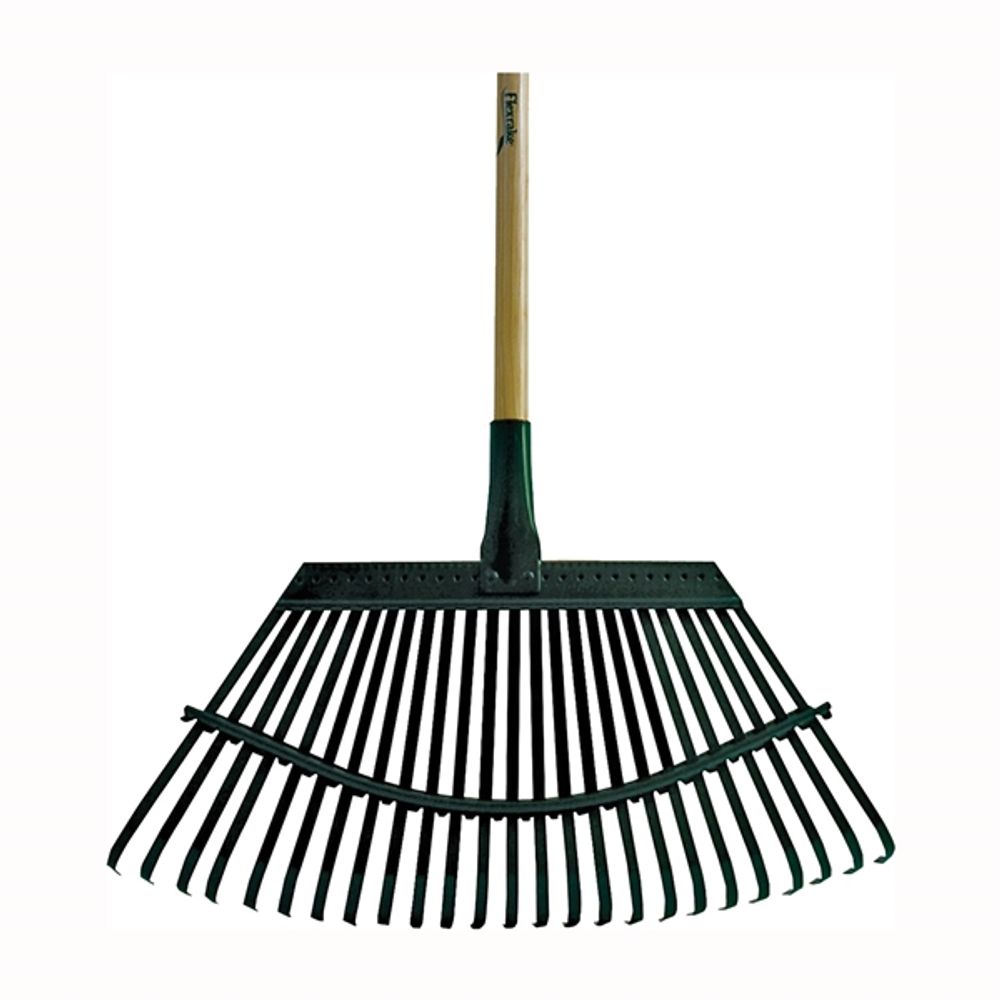 Flex Steel Head Lawn Rake with 19 in Head, 48 in handle
