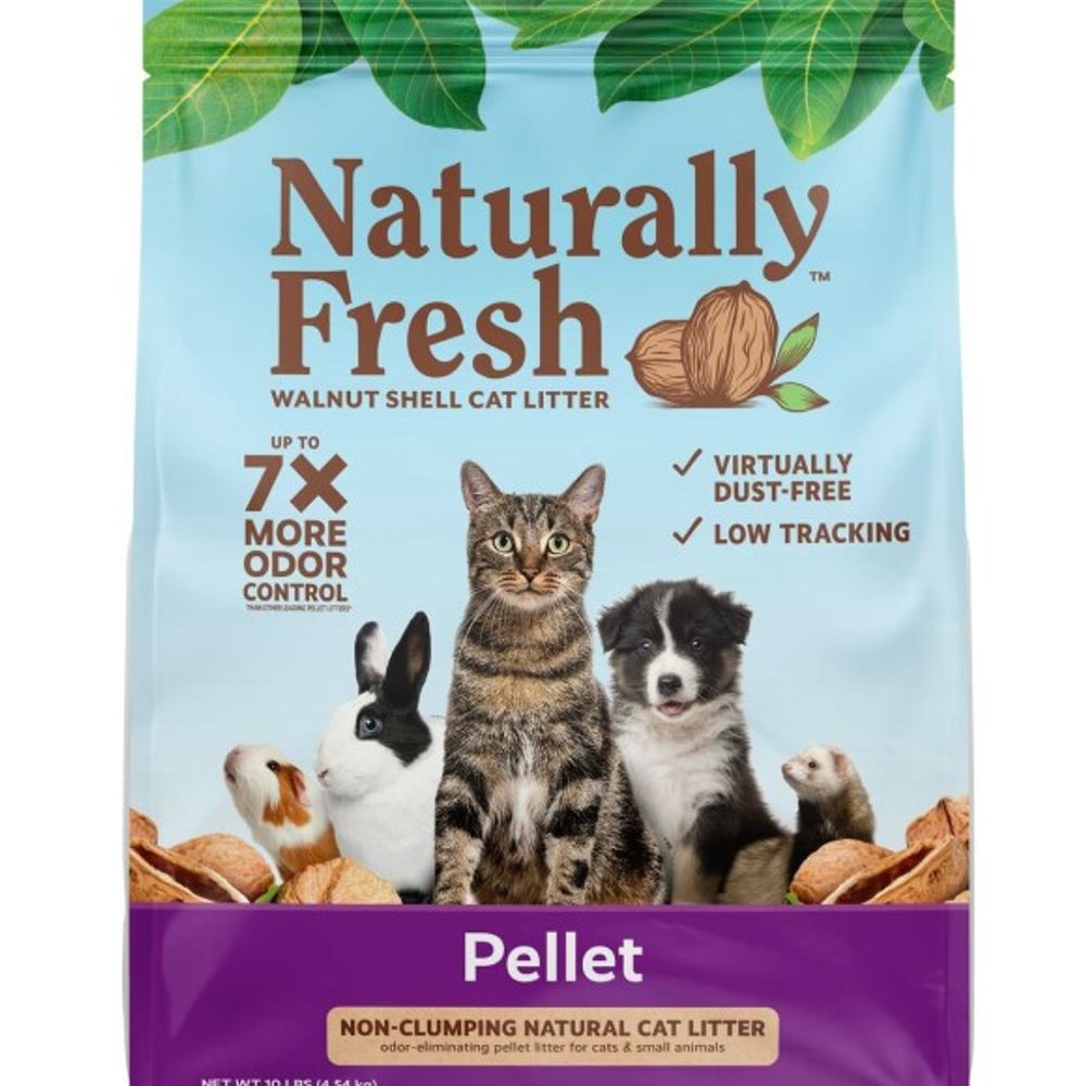 Naturally Fresh, Non-Clumping Walnut Shell Pellet Cat Litter