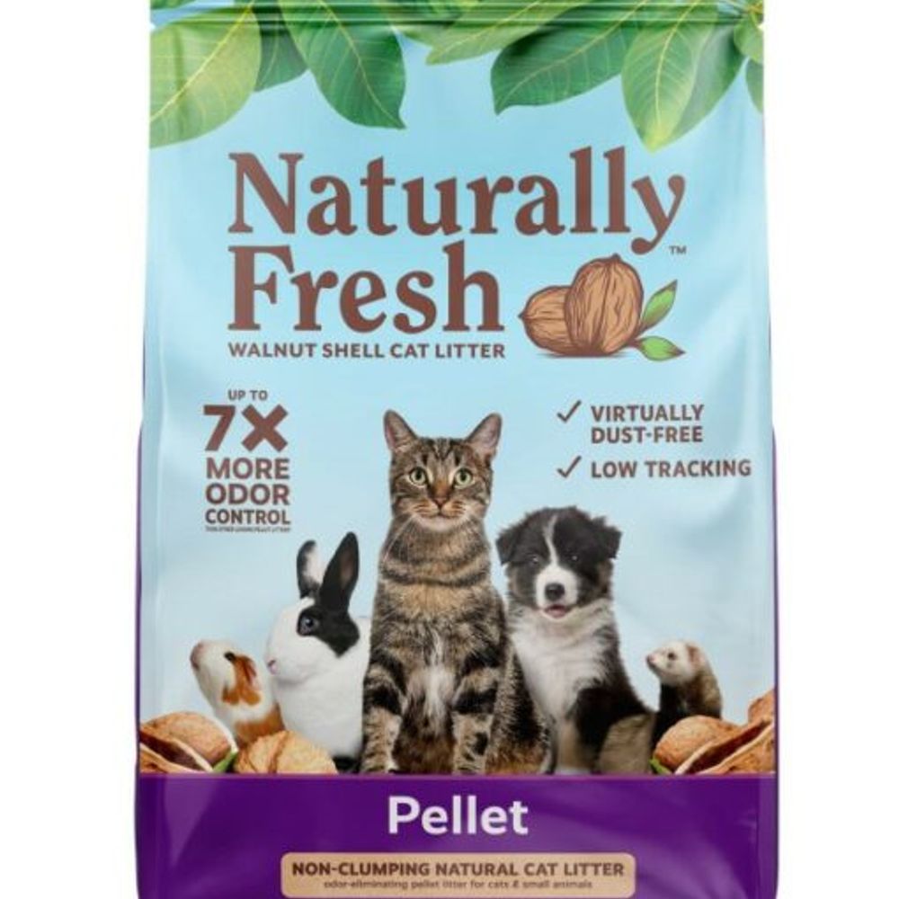 Naturally Fresh, Non-Clumping Walnut Shell Pellet Cat Litter