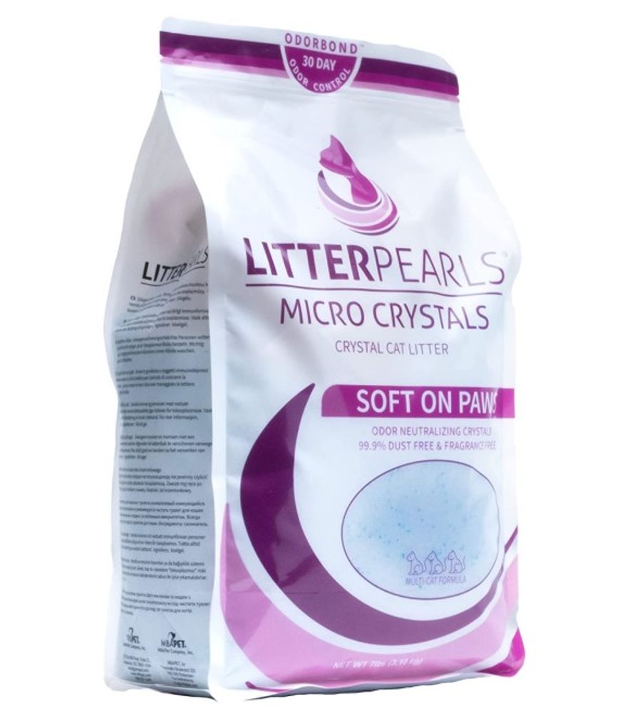 Ultra Pet, Litter Pearls Unscented Micro Crystals Cat Litter, 7 lb