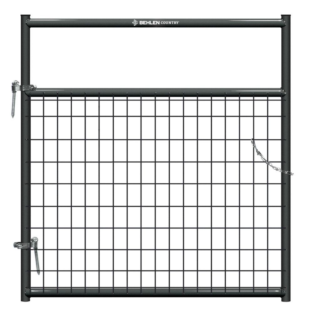 Behlen, 4' Gray Frontier Square Corner Gate
