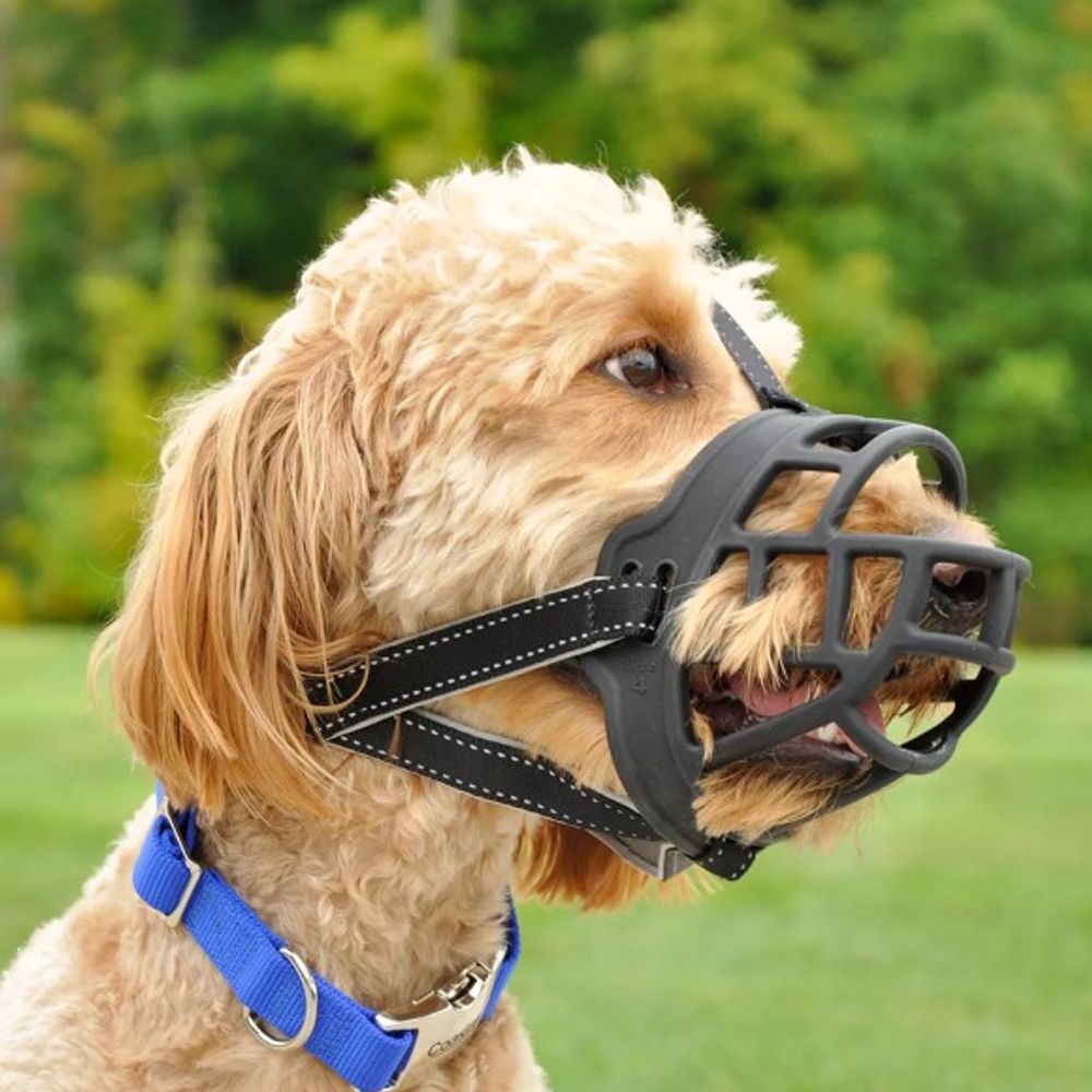 Coastal Pet Products, Black Soft Basket Dog Muzzle