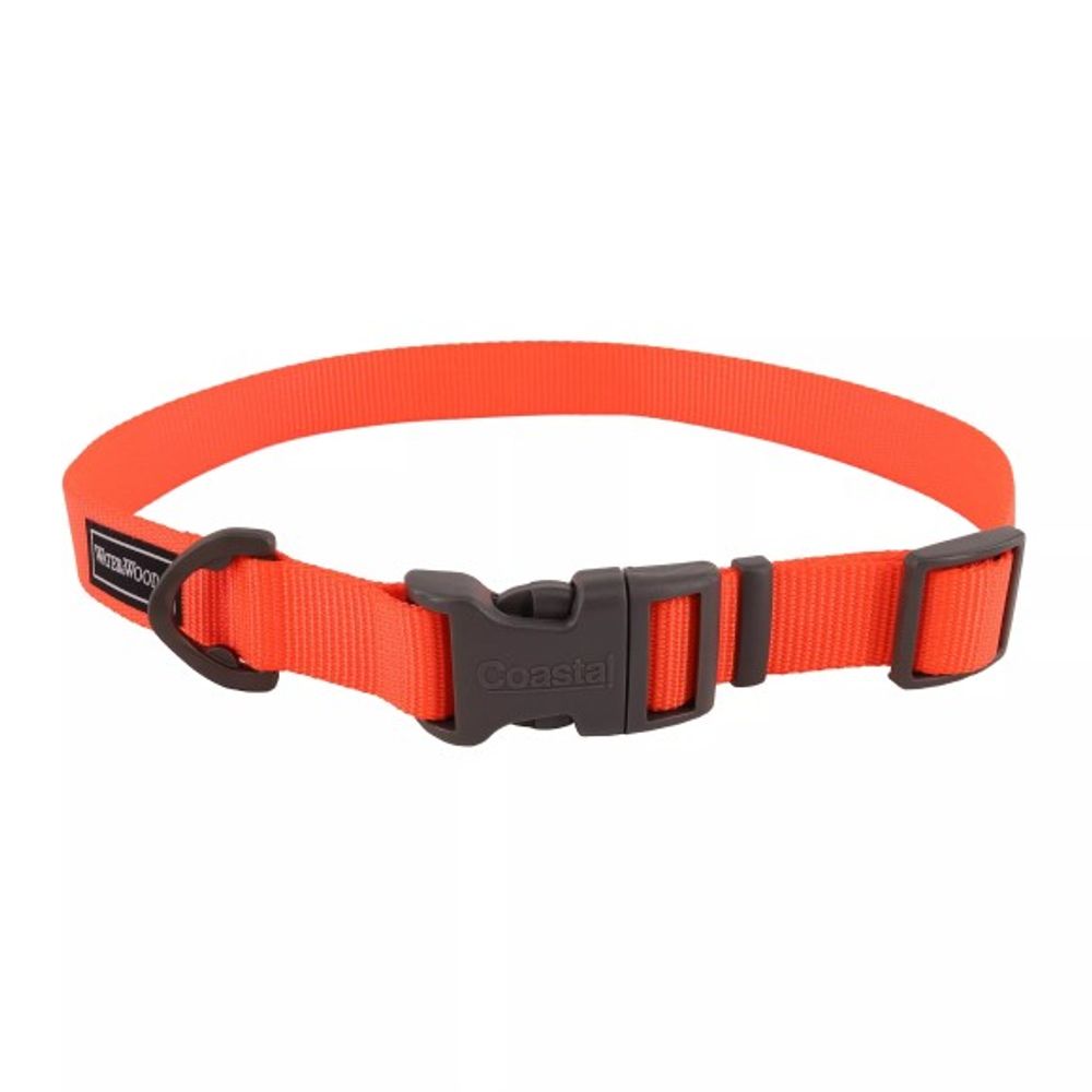 Coastal Pet Products, Water & Woods Orange Adjustable Dog Collar