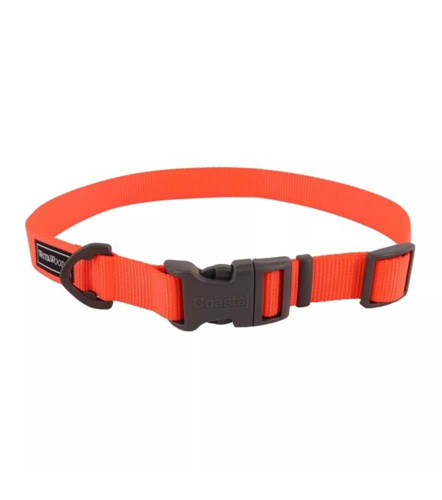 Coastal Pet Products, Water & Woods Orange Adjustable Dog Collar