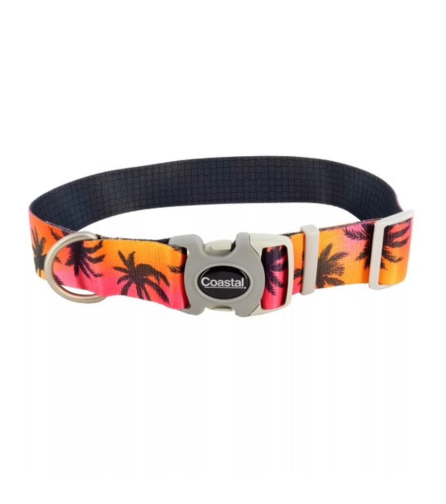 Coastal Pet Products, Sunset Palms Adjustable Dog Collar