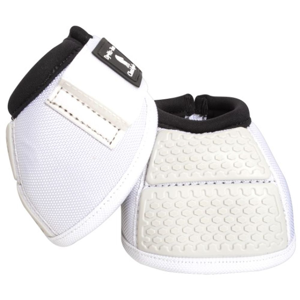 Classic Equine, No Turn White Medium Flexion Bell Boots, CFN100WHM