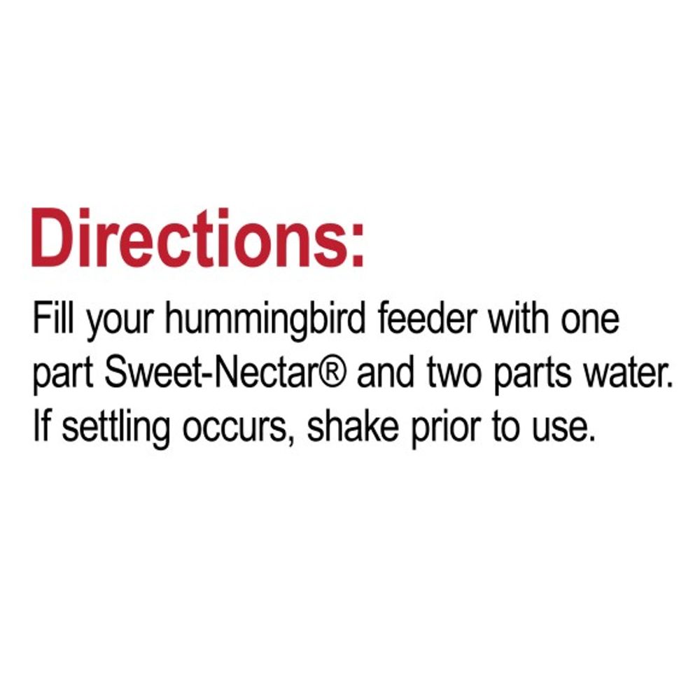 Sweet-Seed, Sweet-Nectar Hummingbird Nectar Concentrate, 1.5 L