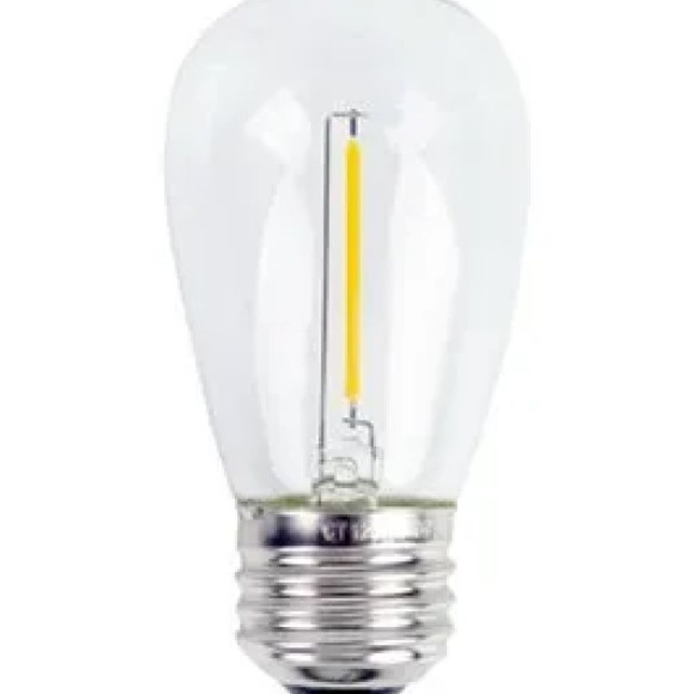 Globe, Amber LED 1 Watt 55 Lumens Bulb, 2 pk