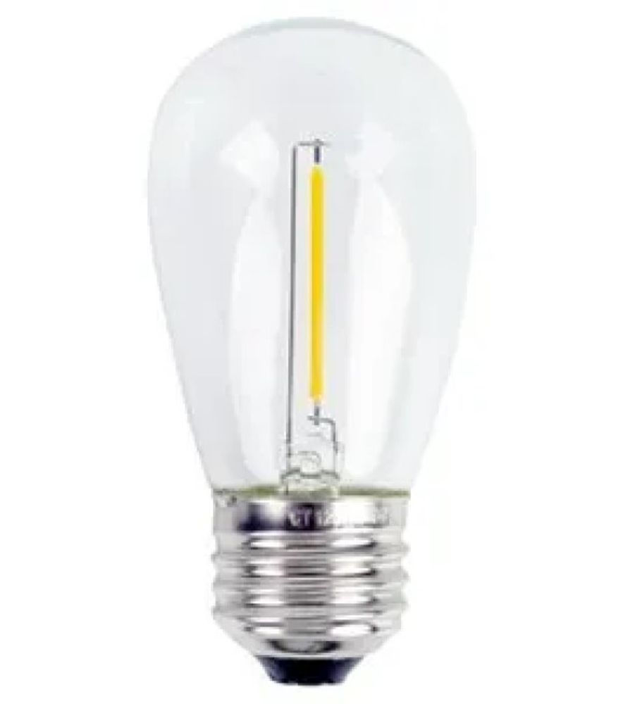 Globe, Amber LED 1 Watt 55 Lumens Bulb, 2 pk