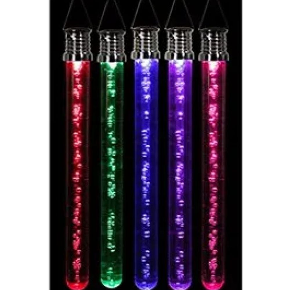 Four Seasons Courtyard, 10" Solar Hanging Bubble Stick Light