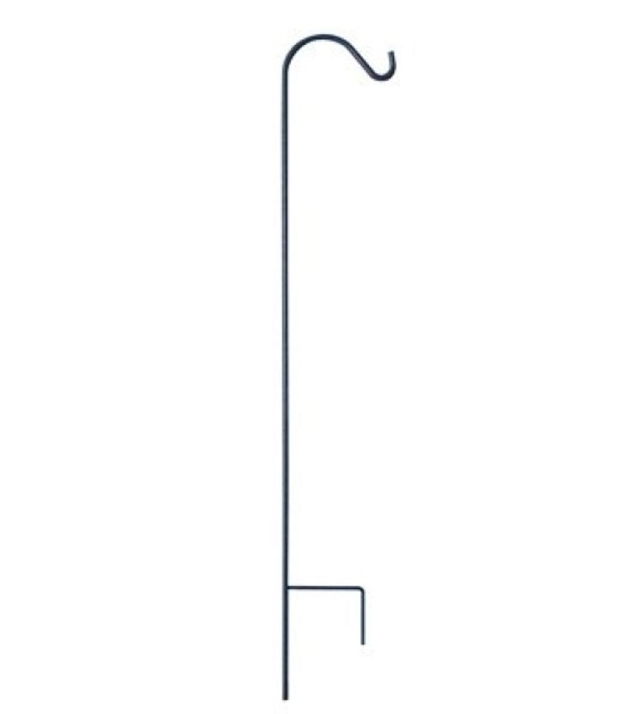 Green Thumb, Black Steel Shepherd's Hook, 64"