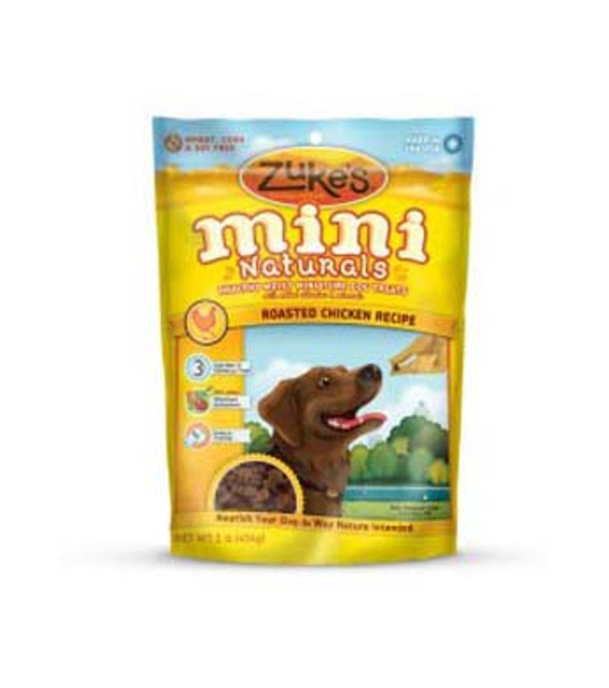 Zuke's, Mini Naturals Roasted Chicken Recipe Dog Treats, 1 lb