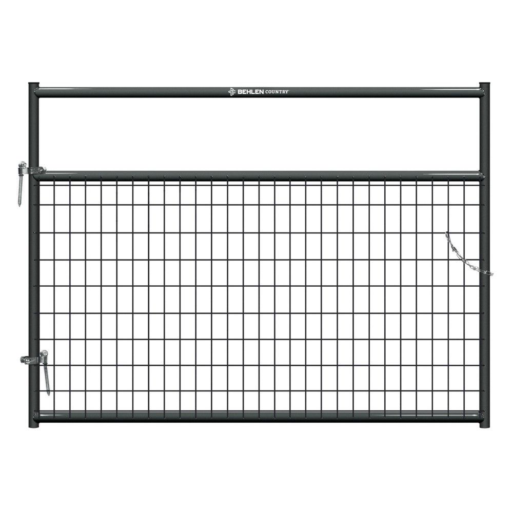 Behlen, 6' Gray Frontier Square Corner Gate