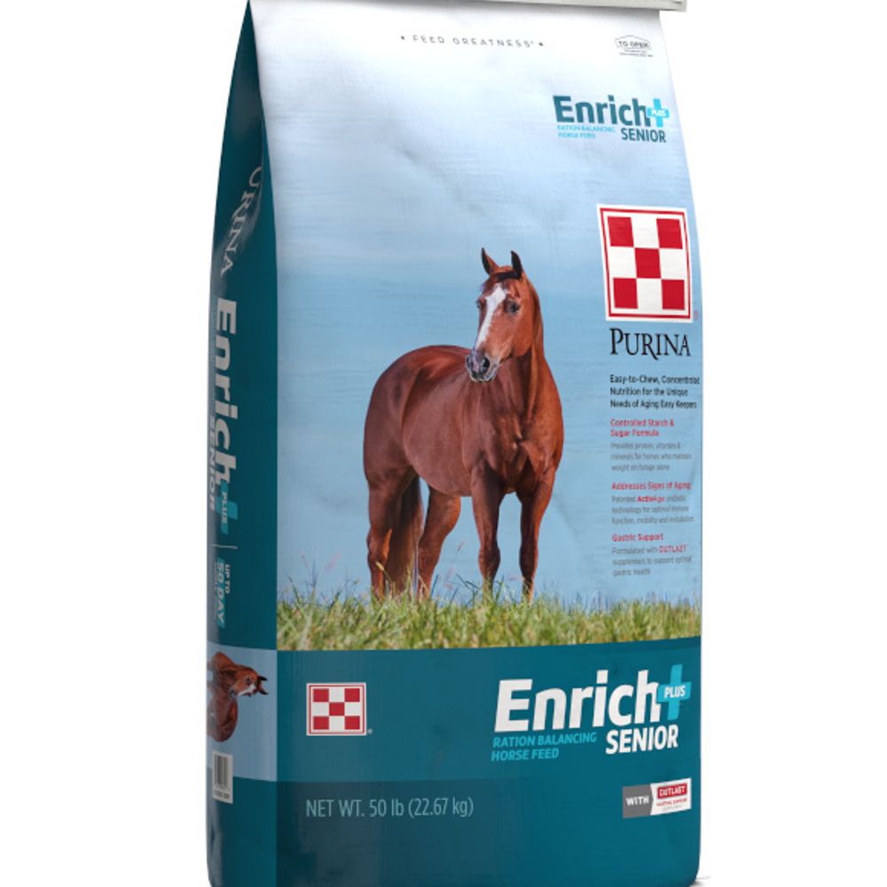 Purina, Enrich Plus Senior, 50 lb