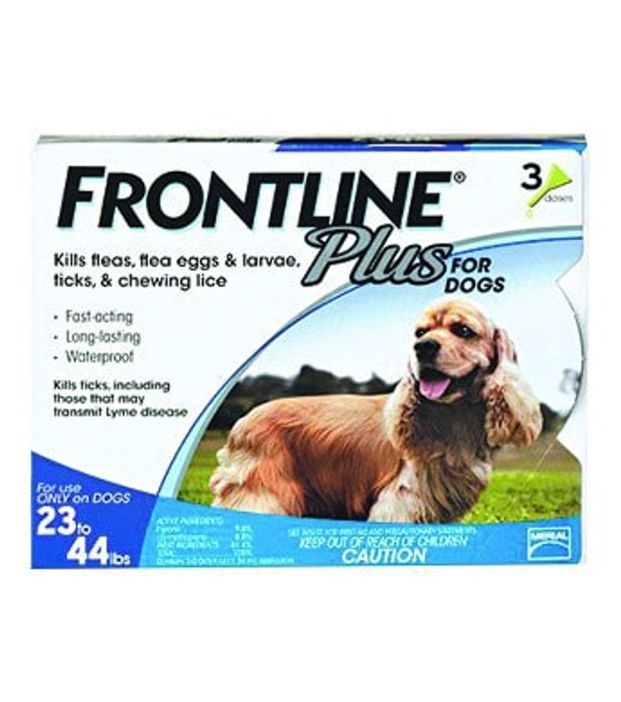 Frontline Plus for Dogs, Medium, 3 pk.