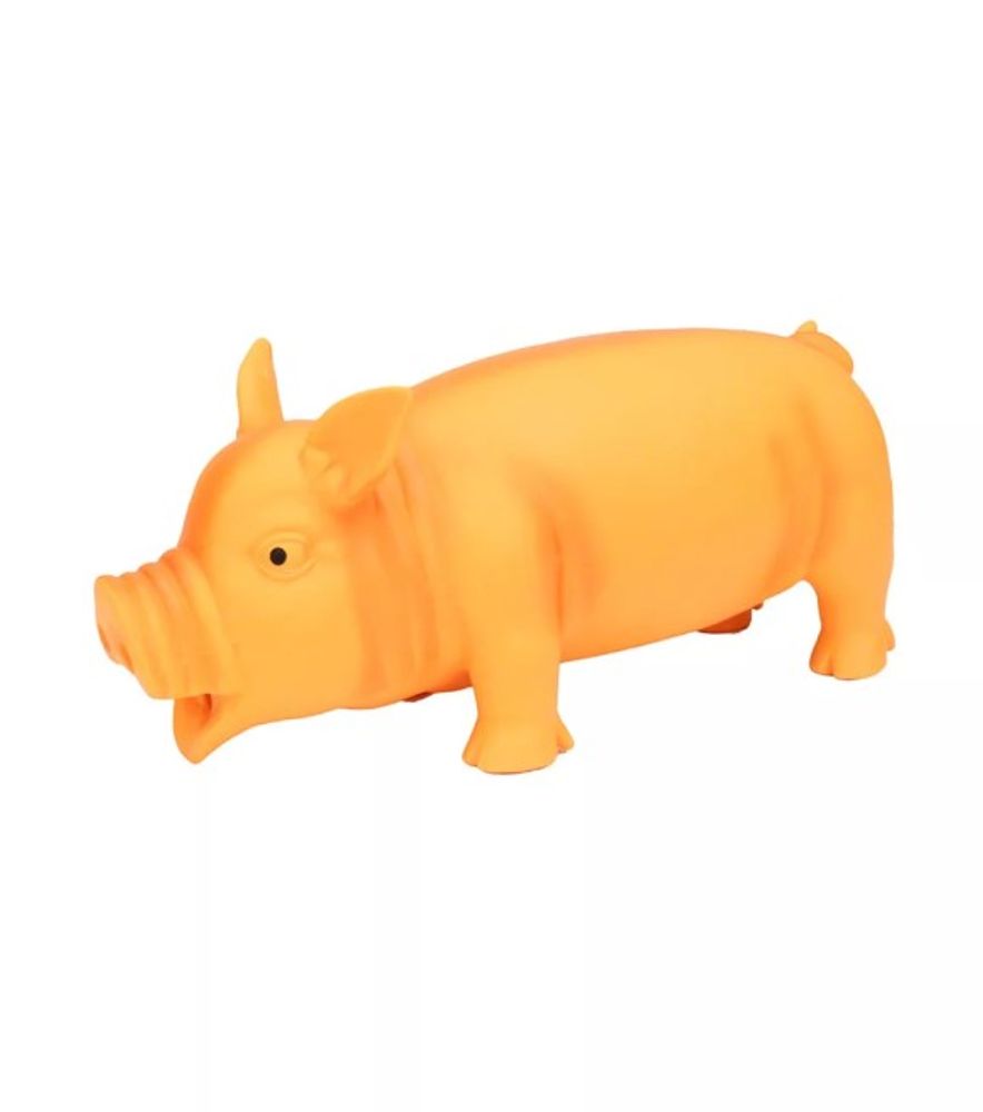 Rascals, 13" Large Pig Latex Dog Toy
