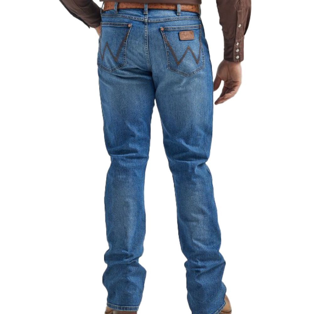 Wrangler, Men's Retro Slim Fit Bootcut 77MWZ Jean, 112325733