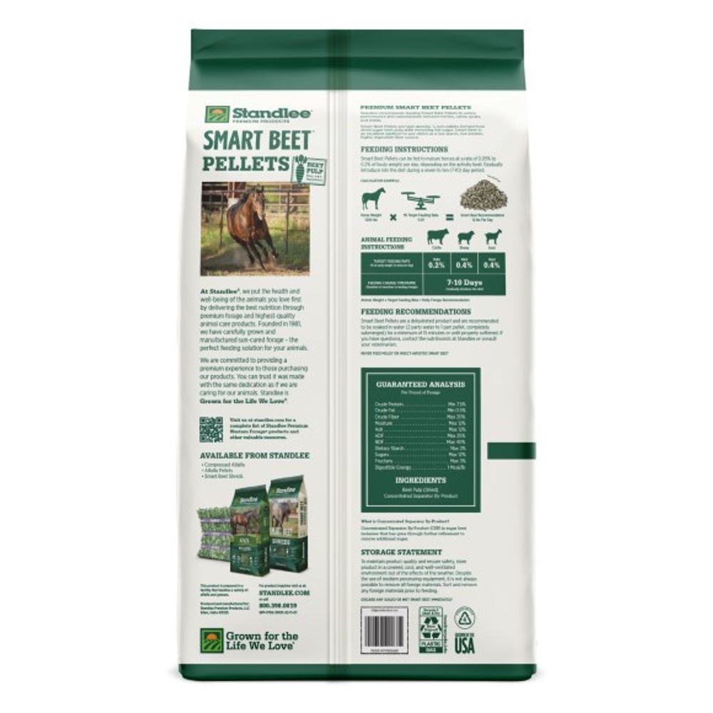 Standlee, Smart Beet Pulp Pellet, 40 lb
