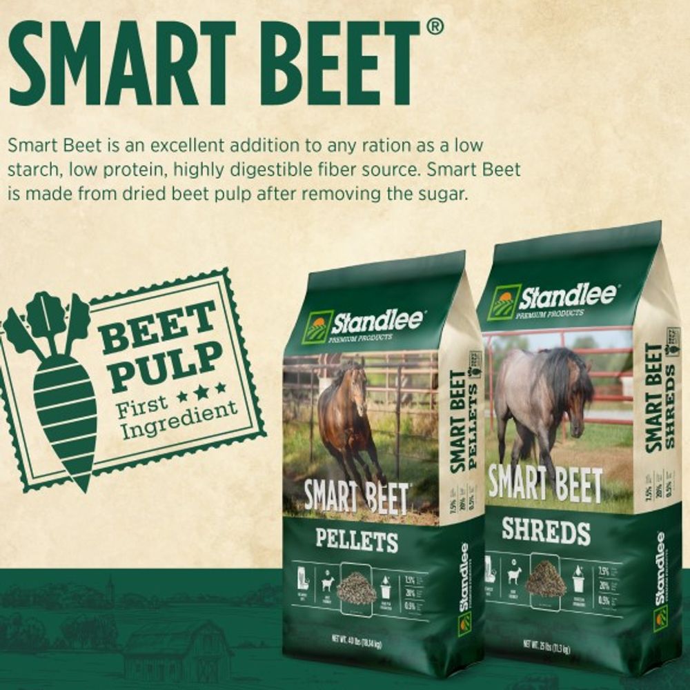 Standlee, Smart Beet Pulp Pellet, 40 lb