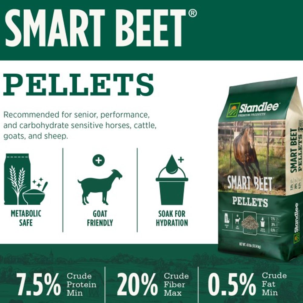 Standlee, Smart Beet Pulp Pellet, 40 lb
