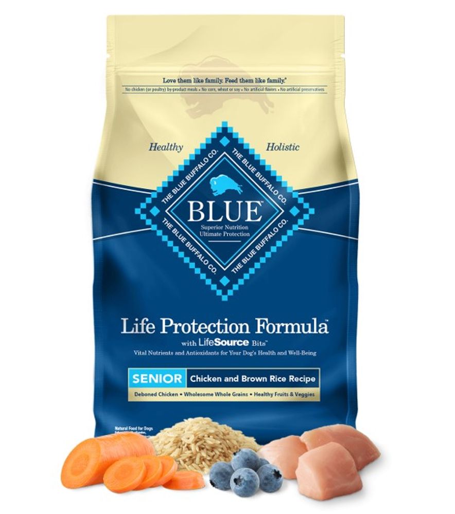 Blue Buffalo, Life Protection Formula Senior Chicken and Brown Rice Recipe Dog Food