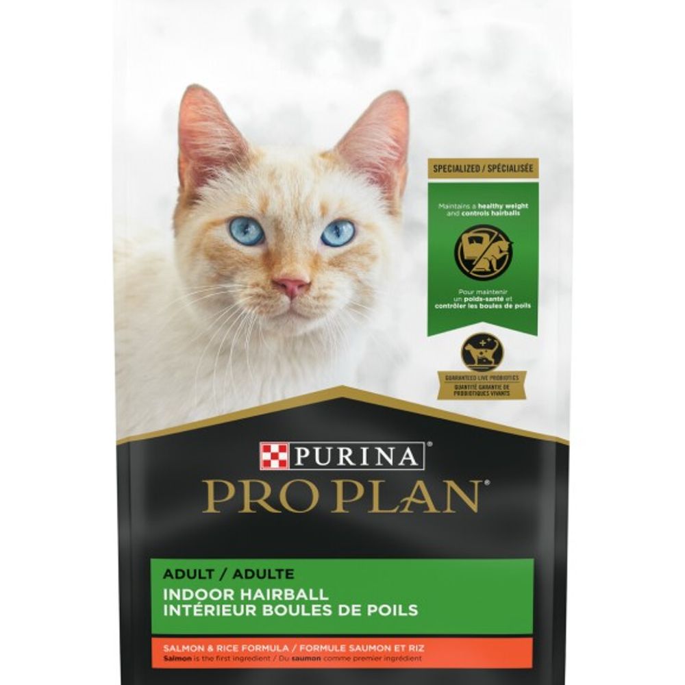 Purina Pro Plan, Adult Indoor Salmon & Rice Formula Cat Food, 3.5 lb