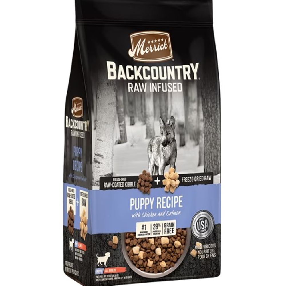 Merrick, Backcountry Raw Infused Puppy Recipe Dog Food, 4 lb