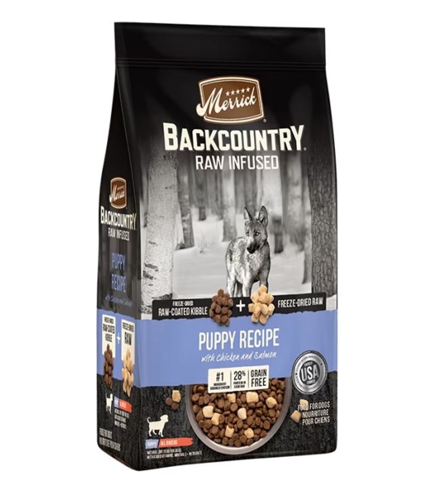 Merrick, Backcountry Raw Infused Puppy Recipe Dog Food, 4 lb
