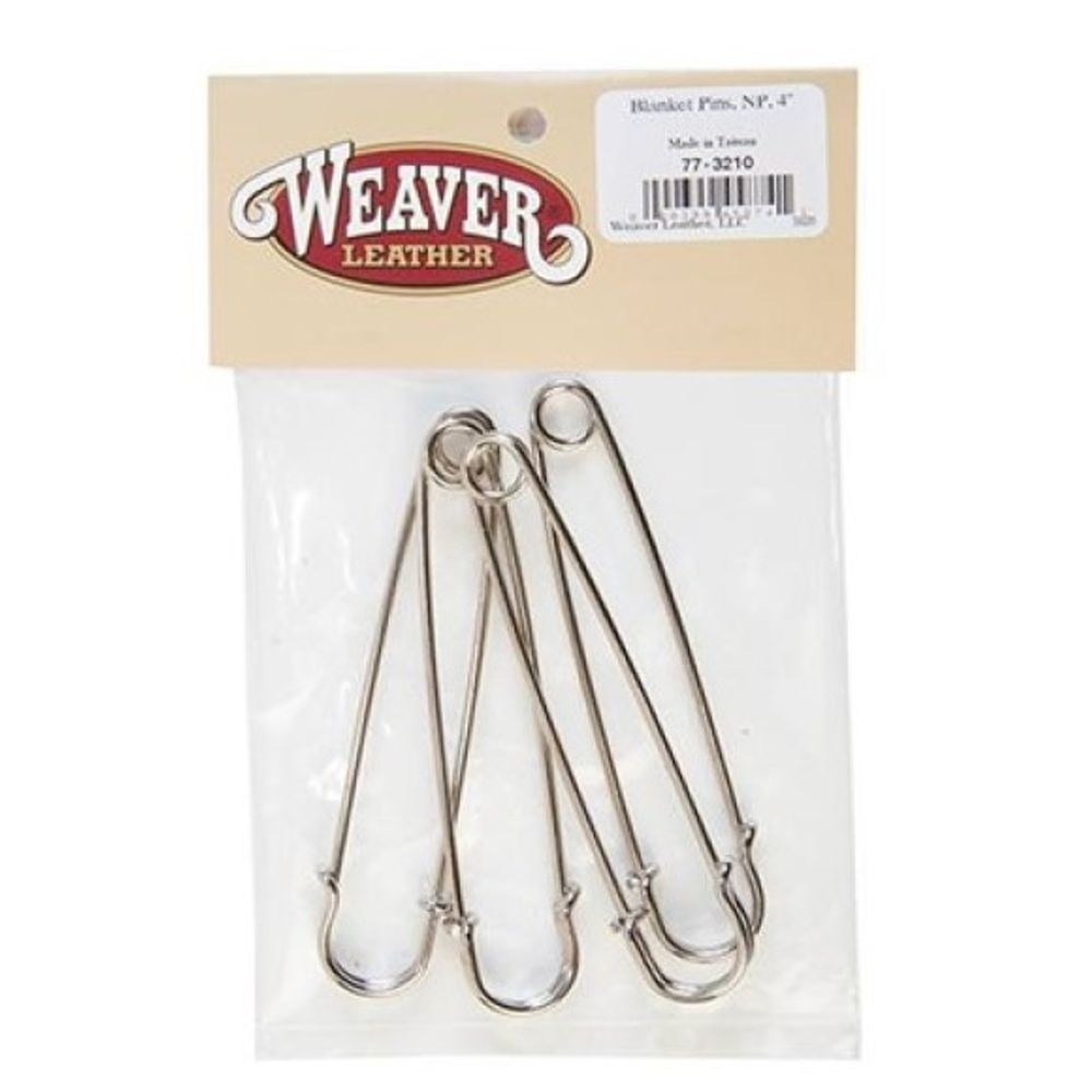 Weaver, Livestock 4" Bagged Blanket Pins, 4 pk