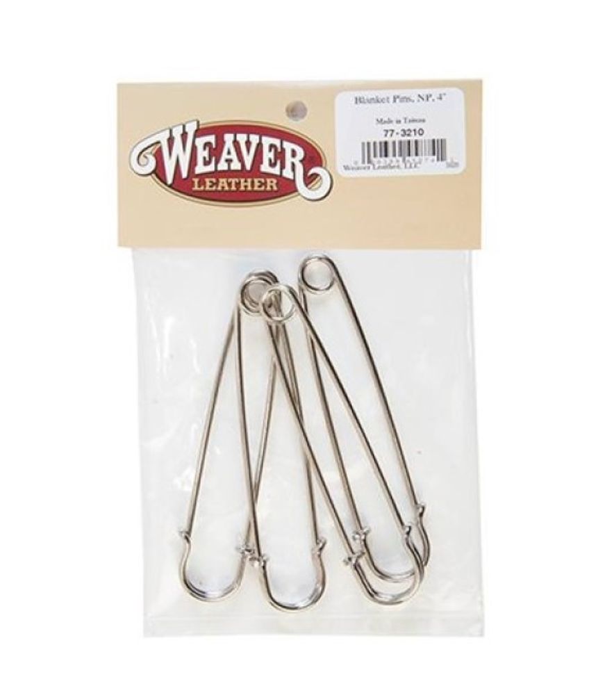 Weaver, Livestock 4" Bagged Blanket Pins, 4 pk