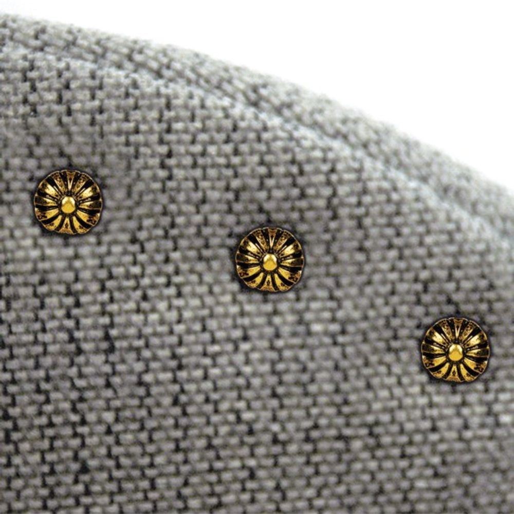 Hillman, Antique Brass Daisy Oxford Furniture Nails, 25 pk