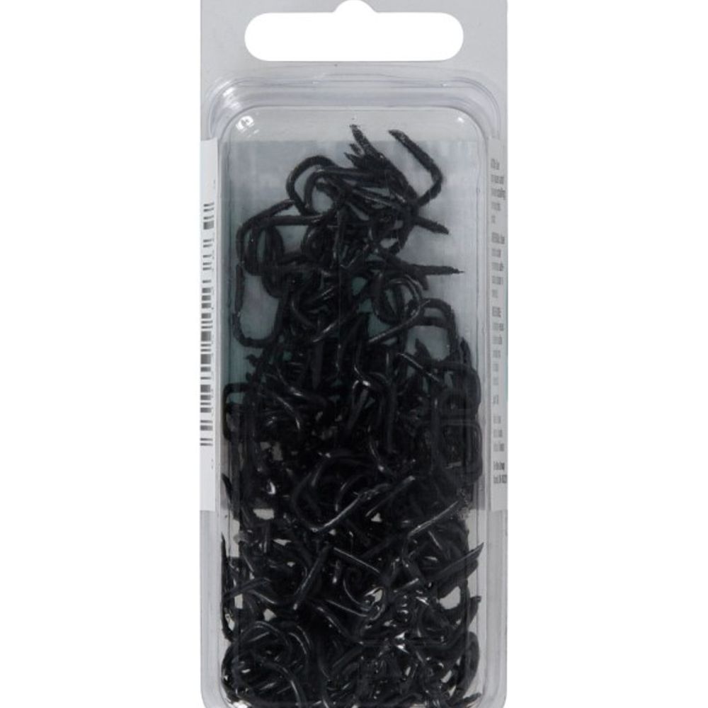 Hillman, #5 Black Double Pointed Tacks, 1.5 oz