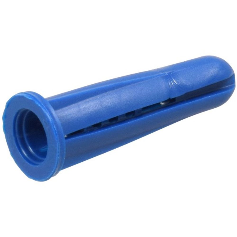 Hillman, #8-10 x 7/8" Blue Conical Plastic Anchors, 50 pk