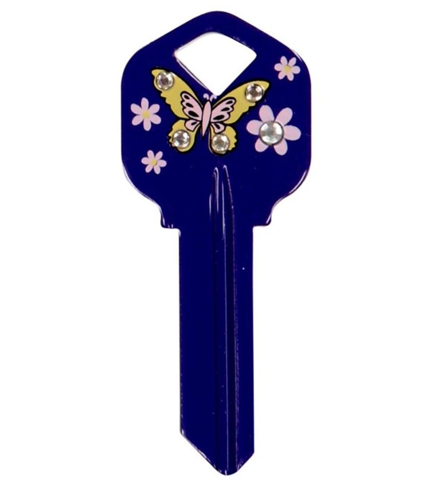 Hillman, DIVA Blank Butterfly Key Kwikset KW1/66