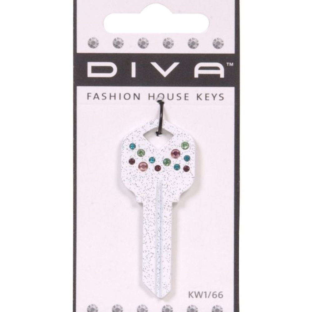 Hillman, DIVA Blank Confetti Key Kwikset KW1/66