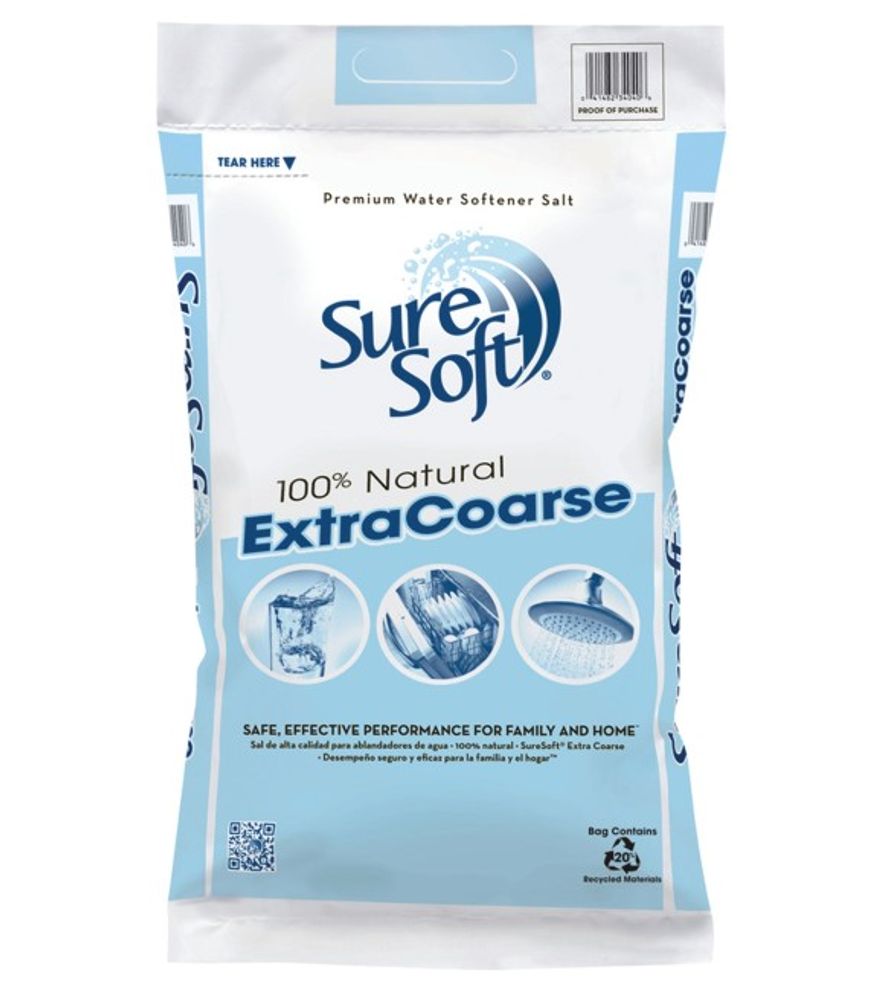 Sure Soft, Water Softener Extra Coarse Salt, 40 lb