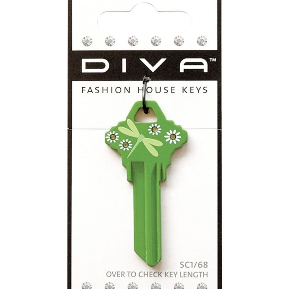 Hillman, DIVA Blank Dragonfly Key Blank Schlage SC1/68