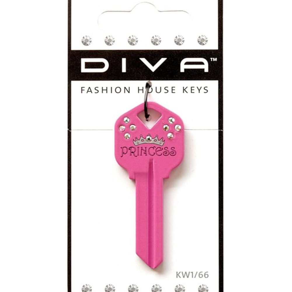 Hillman, DIVA Blank Princess Key Kwikset KW1/66
