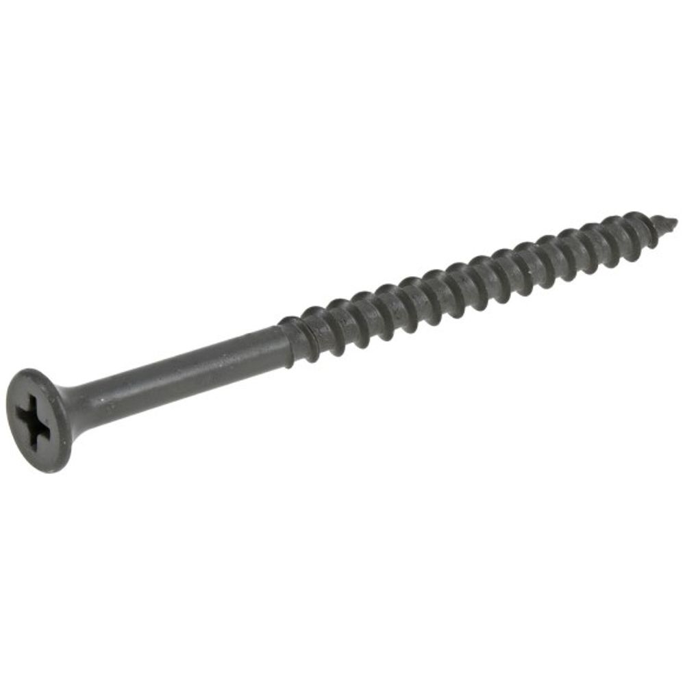 Hillman, #10 x 3" Fas-N-Tite Gray Exterior Coated Wood Screws, 5 lb