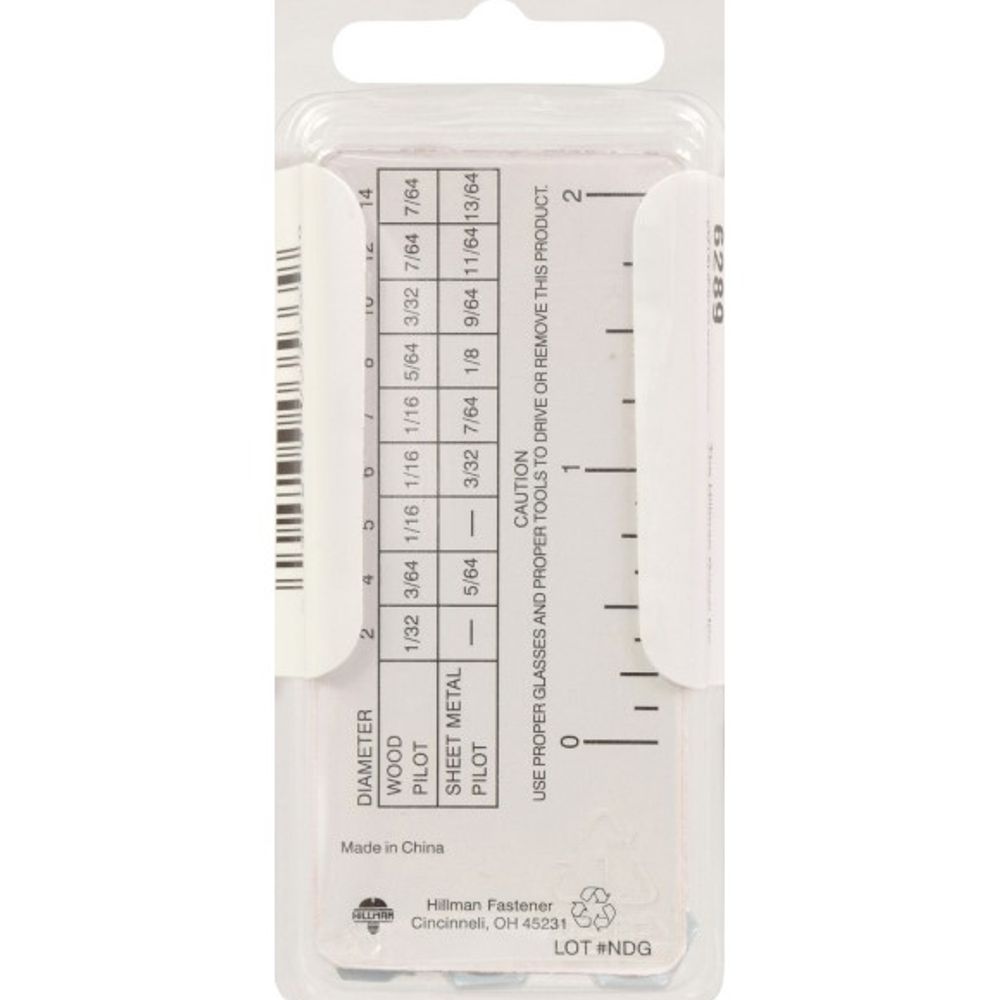 Hillman, 1/4"-20 Zinc-Plated Nylon Insert Stop Nuts, 4 pk