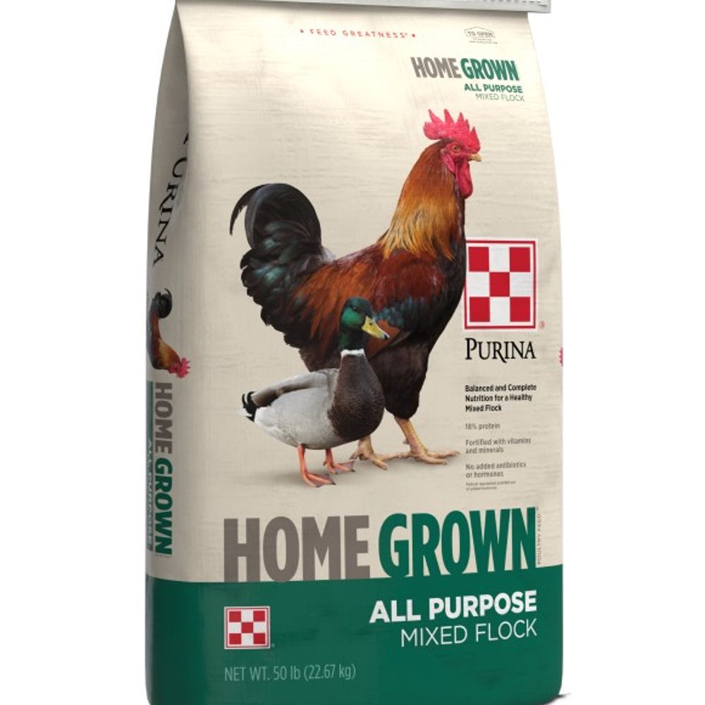 Purina, Home Grown All-Purpose Poultry Crumble, 50 lb
