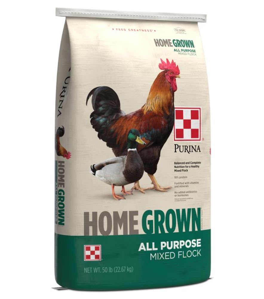 Purina, Home Grown All-Purpose Poultry Crumble, 50 lb
