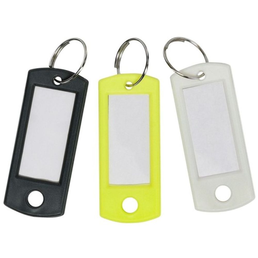 Hillman, Flexible ID Tag with Ring, 3 pk