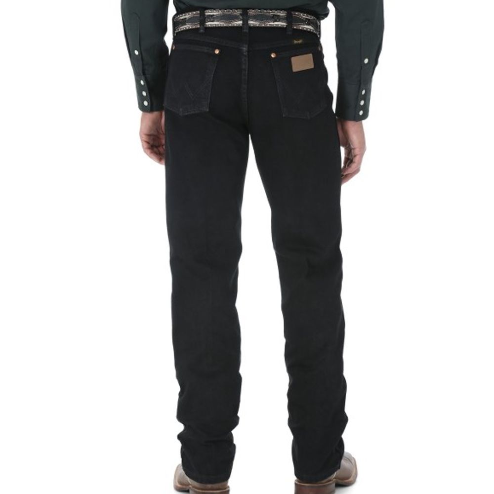 Wrangler, Men's Black Cowboy Cut Original Fit Jeans, 13MWZWK