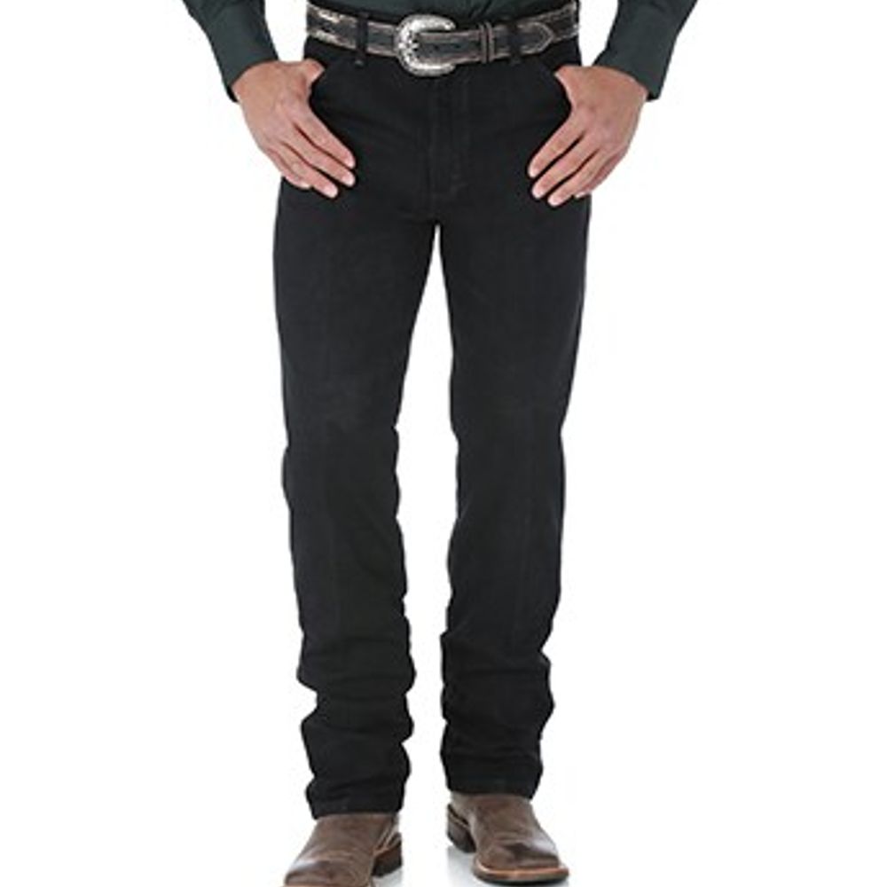 Wrangler, Men's Black Cowboy Cut Original Fit Jeans, 13MWZWK