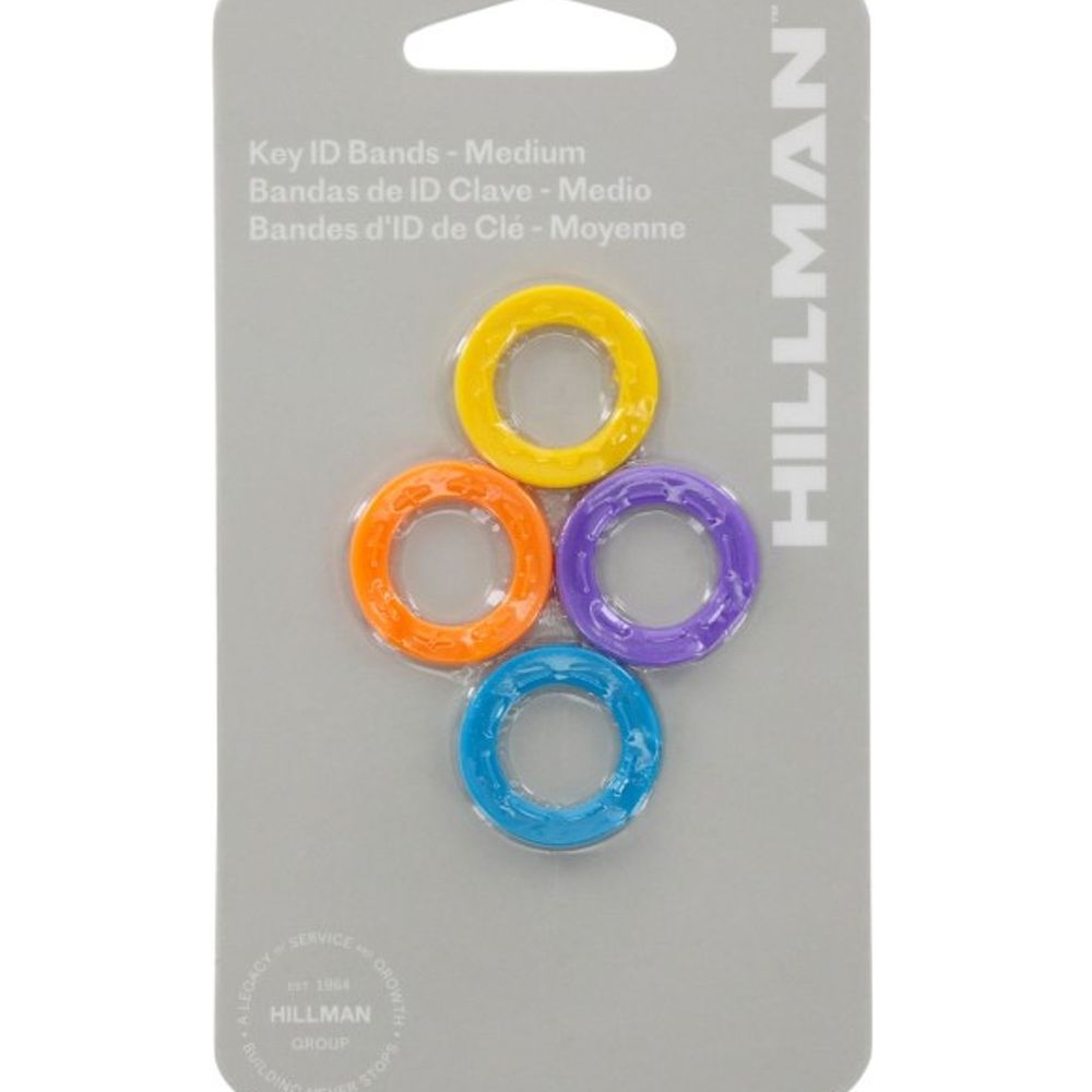Hillman, Key ID Band, 4 pk