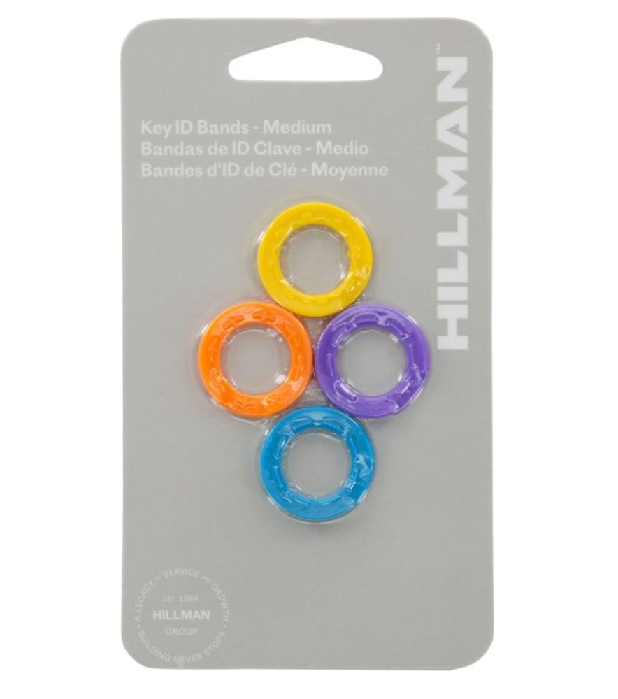 Hillman, Key ID Band, 4 pk