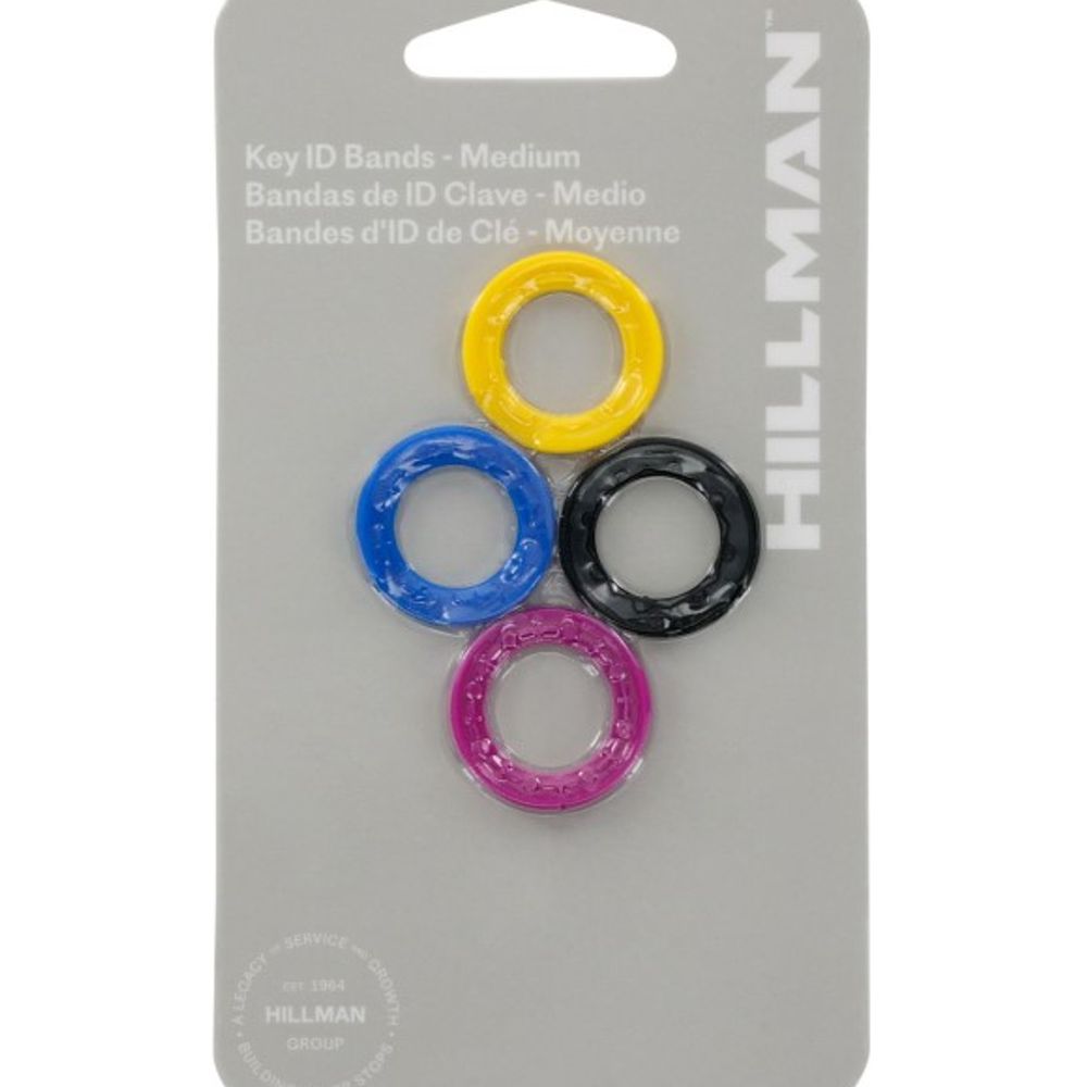 Hillman, Key ID Band, 4 pk