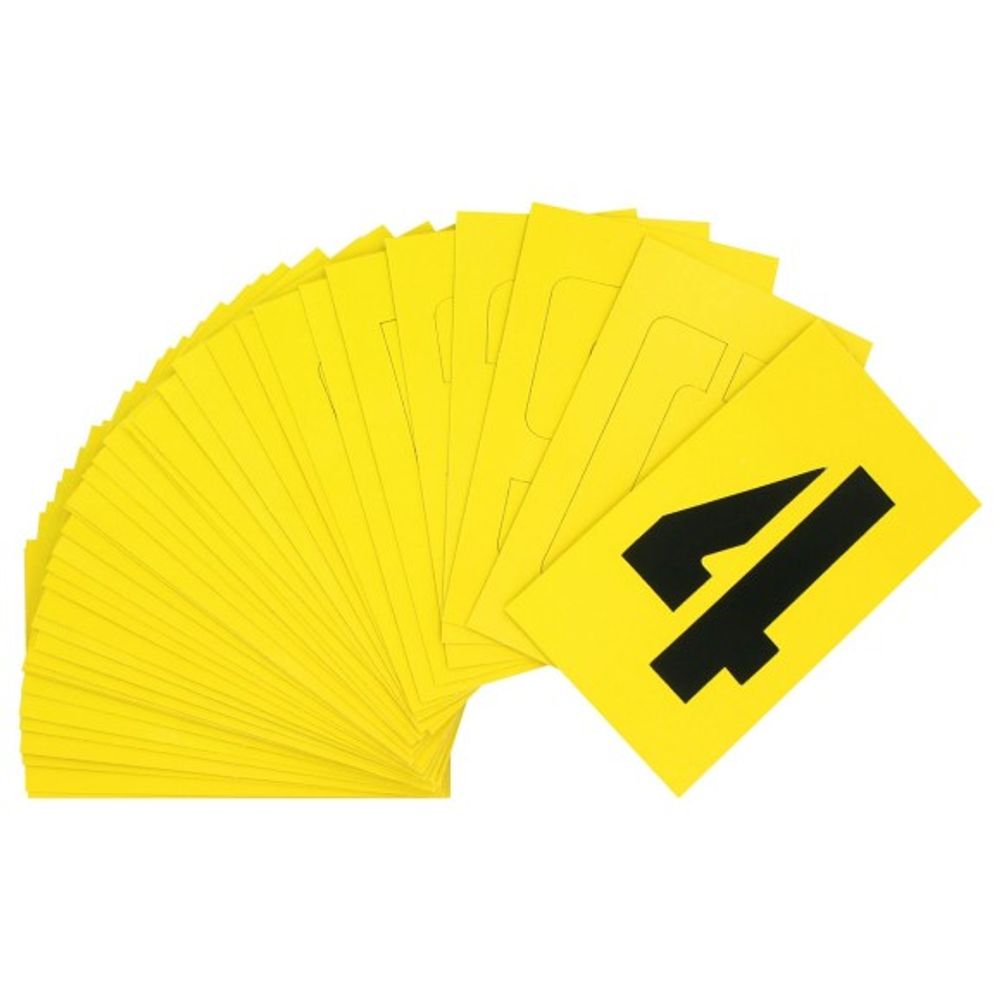 Hillman, 4" Letter & Number Stencil Pack